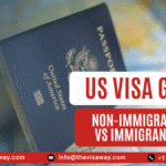 US visa types chart showing non-immigrant and immigrant visa categories USA