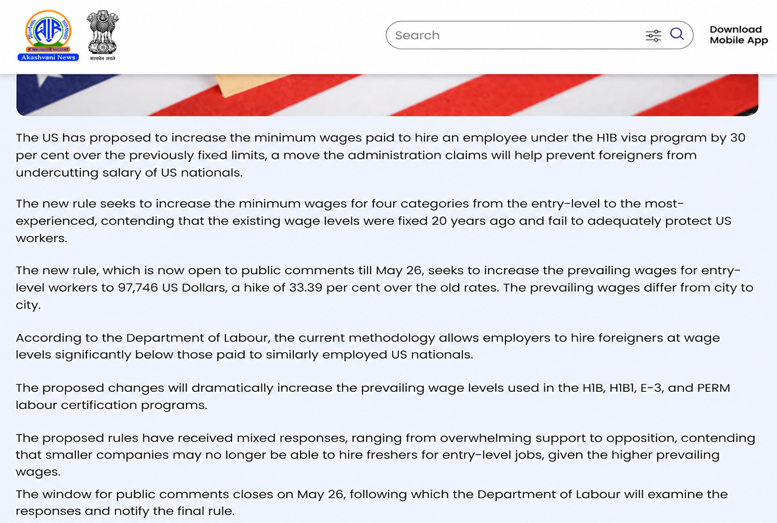 H1B Prevailing Wage 2026 minimum salary increase proposal