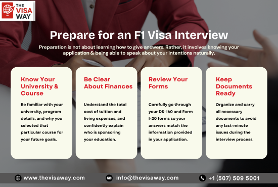 International student reviewing academic and financial documents while preparing for a U.S. student visa interview.